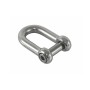 Stainless steel shackle with screw-lock Pin 6mm MT0122706