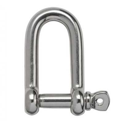 Stainless steel long shackle with screw-lock Pin 5 mm N61641100461