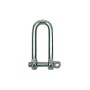 Long Stainless steel shackle with screw-lock Pin 6 mm N61641100462