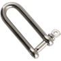 Stainless steel long shackle with screw-lock Pin 10 mm N61641100464