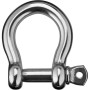 Stainless steel bow shackle with screw-lock Pin 4 mm N61641100465