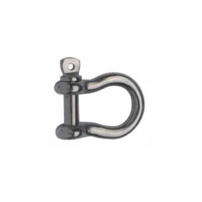 Stainless steel bow shackle w/screw-lock Pin 6 mm N61641100467