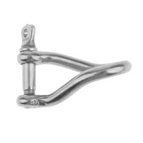 Stainless steel twisted shackle with screw-lock Pin 4 mm N61641100470 Stainless steel twisted shackle with screw-lock Pin 4 mm N61641100470
