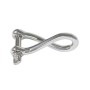 Stainless steel twisted shackle with screw lock Pin 6 mm N61641100472