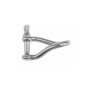 Stainless steel twisted shackle with screw-lock Pin 10 mm N61641100474