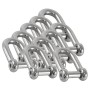 Stainless steel shackle with screw-lock Pin 8 mm N61641100476