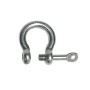 Stainless steel Bow shackle with captive pin 4mm 10 piece pack OS0822104