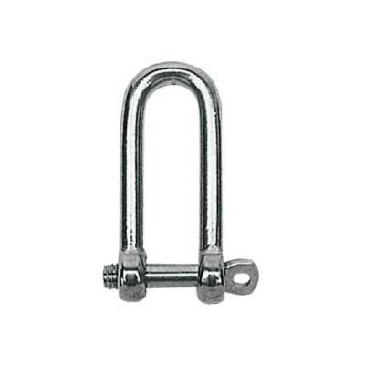 Stainless steel long shackle 4mm 10 piece pack OS0832304