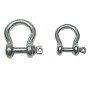 Galvanised steel bow shackle Pin 8mm 10 piece pack OS0832908