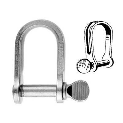 Stainless Strip Shackle short Ø6mm L.15xh26mm OS0876506