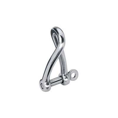 Forged stainless steel twisted shackle Ø A 4mm 10 piece pack OS0885604