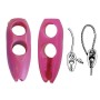 Self locking hook for shock cord D.5mm Pink colour N61700600661