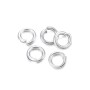 Blister 5Pz Graffe ad anello in acciaio inox Per cavo elastico d10mm N61700602745-30%