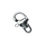 Stainless steel snap hook with eye 128mm N60641000430