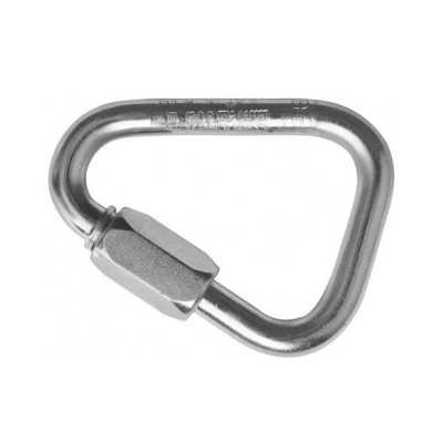 Stainless steel Delta snap hook with screw opening 3,5mm OS0887503