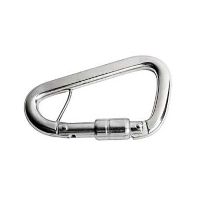 Stainless steel carabiner hook for safety harnesses L.100mm OS0920000-40%