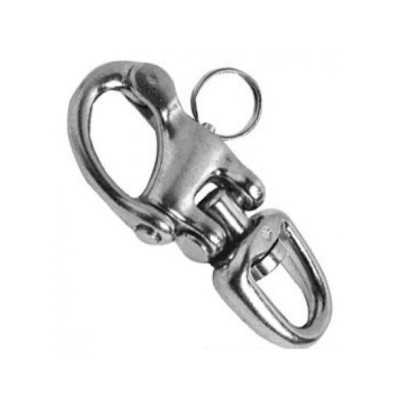 Stainless steel double joint snap shackle for spinnaker 82mm OS0984601
