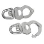 Stainless steel snap shackle for spinnaker 85mm OS0985501