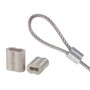 Galvanized copper splicing joint for 3 mm wire rope N41442900024