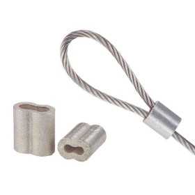 Galvanised copper splicing sleeve Cable Ø 6mm 10 piece pack OS0456906
