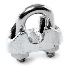 Stainless steel clamp for 5 mm cables N60542600014 Stainless steel clamp for 5 mm cables N60542600014