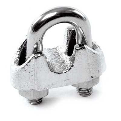 Stainless steel Clamp for 6 mm wire rope N60542600015