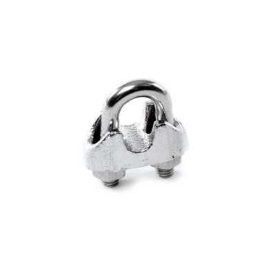Stainless steel U-bolt clamp for 11/12 mm cables OS0418106
