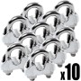 Set 100 pieces Stainless steel clamp for 5 mm cables N60542600014-100