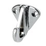 Chrome plated brass plate with snap shackle N61742500508