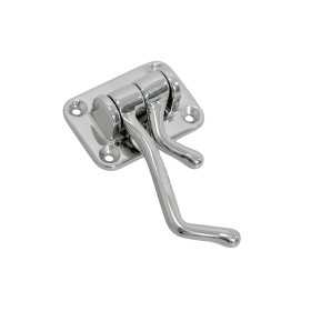 Stainless steel clothes hook 2 hooks Base 38x53 mm OS3831300