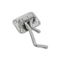 Stainless steel clothes hook 2 hooks Base 38x53 mm OS3831300