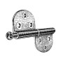 Couple unthreadable hinges with spring lock 70x64x2.5mm N60242200585