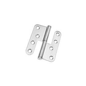 2 Stainless steel pair hinge 107x84mm Thickness 3mm N60242240265 2 Stainless steel pair hinge 107x84mm Thickness 3mm N60242240265