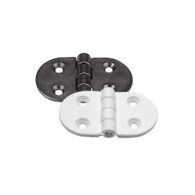 Plastic hinge 40x70 mm White colour N60242240500B