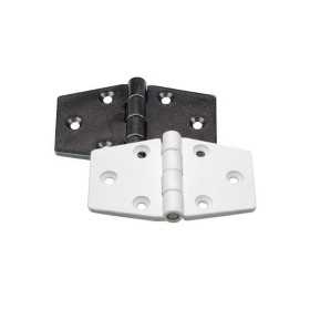 Plastic hinge 60x95 mm Black colour N60242240502N