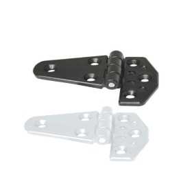 Plastic hinge 60x105 mm Black colour N60242240504N