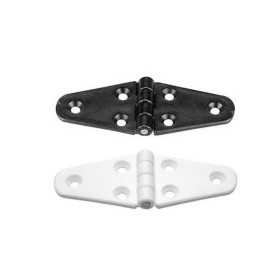 Plastic hinge 40x146 mm Black colour N60242240506N