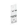 Stainless steel Overhang hinge 134x38mm Thickness 2mm OS3844182