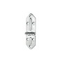 Stainless steel Chromelux Corner Hinge 127x40mm Thickness 2.5mm OS3844400