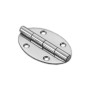 Stainless steel Oval hinge 78x56x2mm with overhanging knuckle OS3845101