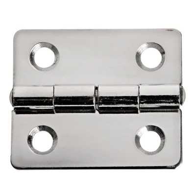 Morror polished stainless steel Rectangular hinge 38x33mm 1.3mm OS3846780