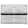 Mirror polished stainless steel Rectangular hinge 75x75mm 1.3mm OS3846785