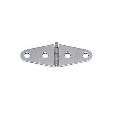 Stainless steel mirror polished hinge - 101x38mm Thickness of 1.7mm OS3846789