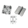 St.steel trapezoidal hinge 51x45mm Thickness 1.7mm Bushings 4 no screws OS3882102