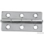 Mirror polished stainless steel Rectangular hinge 60x40mm 1.3mm OS3882202