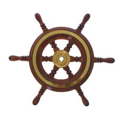 Mahogany Marine Steering Wheel/Helm Ø 520mm FNI4345052