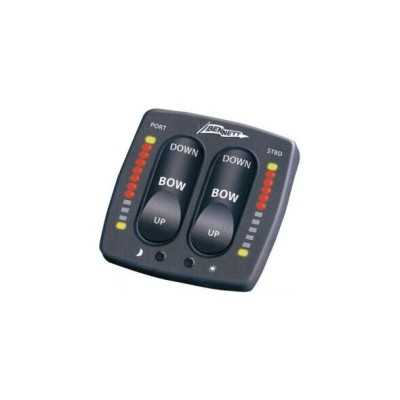 BENNETT Trim Tab Rocker Switch Control panel Single station 12V OS5124601
