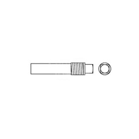 Anodo di Zinco a Barilotto per Scambiatori di Calore ISOTERM ∅ 8X30 mm OS4322906-18%