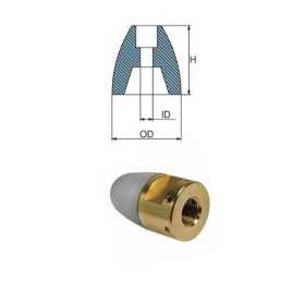 RIVA Prop D.35mm Anode with Brass - M24x2 N80605330304 RIVA Prop D.35mm Anode with Brass - M24x2 N80605330304