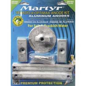 Alluminum Set Anodes for Mercury Mariner Verado 4 Optimax V6 4 Pieces N80607030651 Alluminum Set Anodes for Mercury Mariner Verado 4 Optimax V6 4 Pieces N80607030651